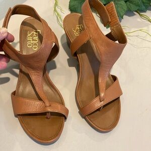 Franco Sarto Leather Sandals
